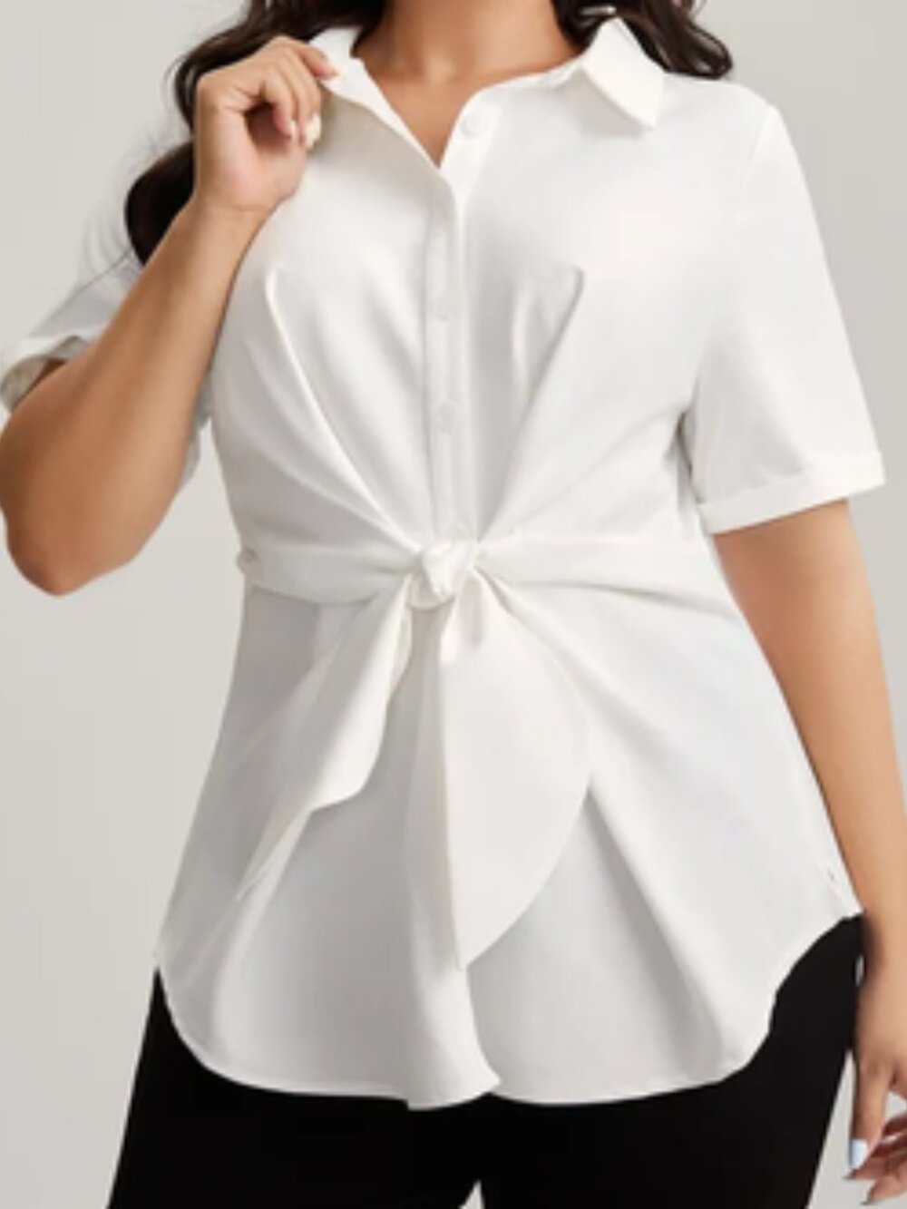 Tie Front Blouse